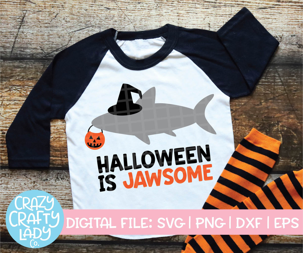 Halloween Is Jawsome SVG Cut File