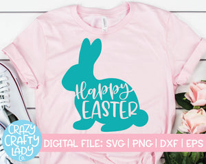 Happy Easter SVG Cut File