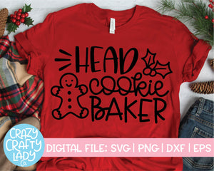 Christmas Cookie Baking SVG Cut File Bundle