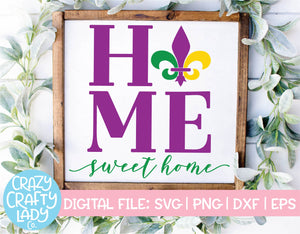 Home Sweet Home SVG Cut File