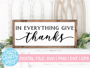 Thanksgiving Sign SVG Cut File Bundle