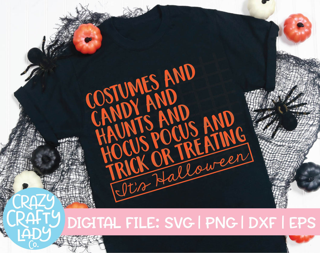 It's Halloween SVG Cut File