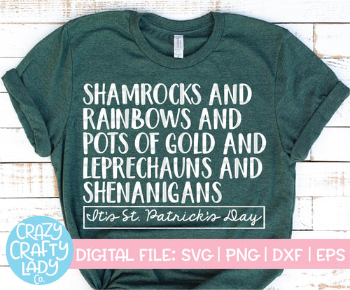It's St. Patrick's Day SVG Cut File