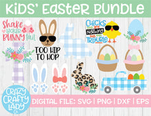 Load image into Gallery viewer, Kids&#39; Easter SVG Cut File Bundle