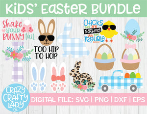 Kids' Easter SVG Cut File Bundle