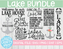 Load image into Gallery viewer, Lake SVG Cut File Bundle