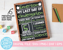 Load image into Gallery viewer, Last Day of School Board SVG Cut File Bundle
