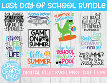 Load image into Gallery viewer, Last Day of School SVG Cut File Bundle