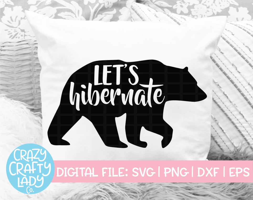 Let's Hibernate SVG Cut File
