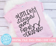 Load image into Gallery viewer, Mama Llama &amp; Little Llama SVG Cut File Bundle