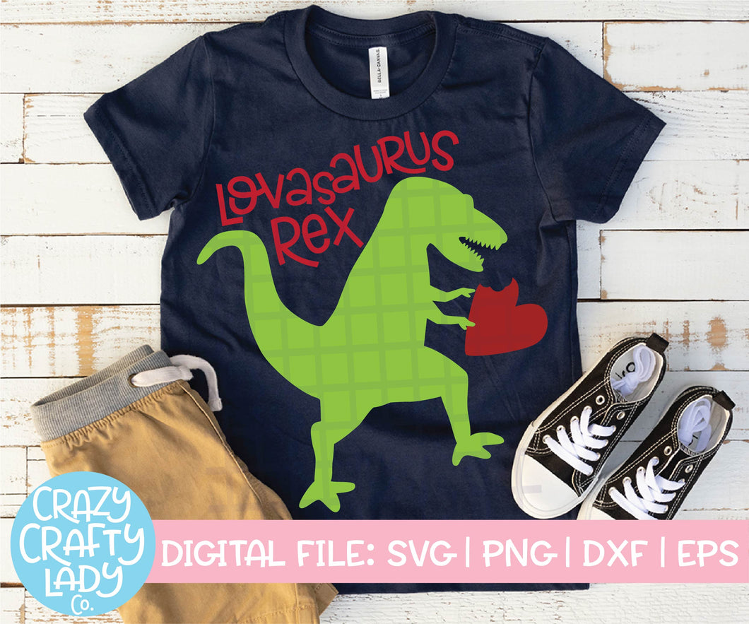 Lovasaurus Rex SVG Cut File