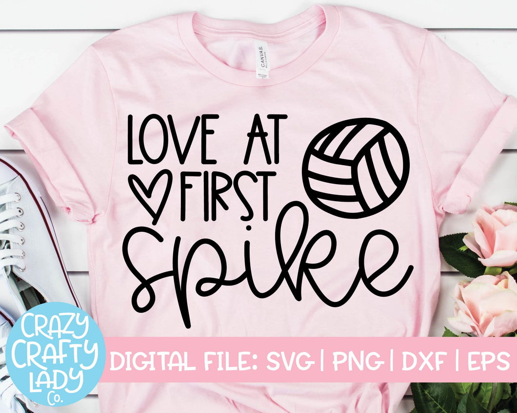 Love at First Spike SVG Cut File