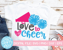 Load image into Gallery viewer, Cheer SVG Cut File Bundle