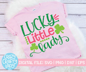 Lucky Little Lady SVG Cut File