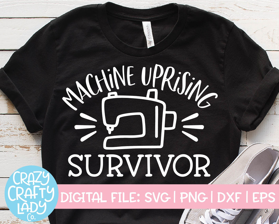 Machine Uprising Survivor SVG Cut File