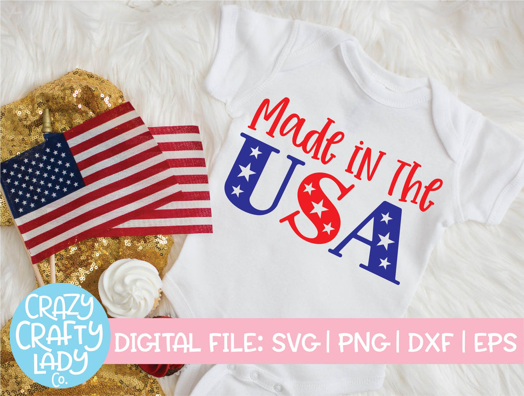 Made in the USA SVG Cut File