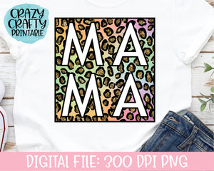 Mama PNG Printable File