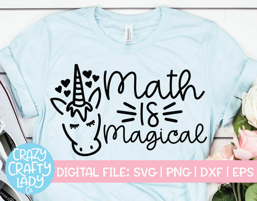 Math Is Magical SVG Cut File