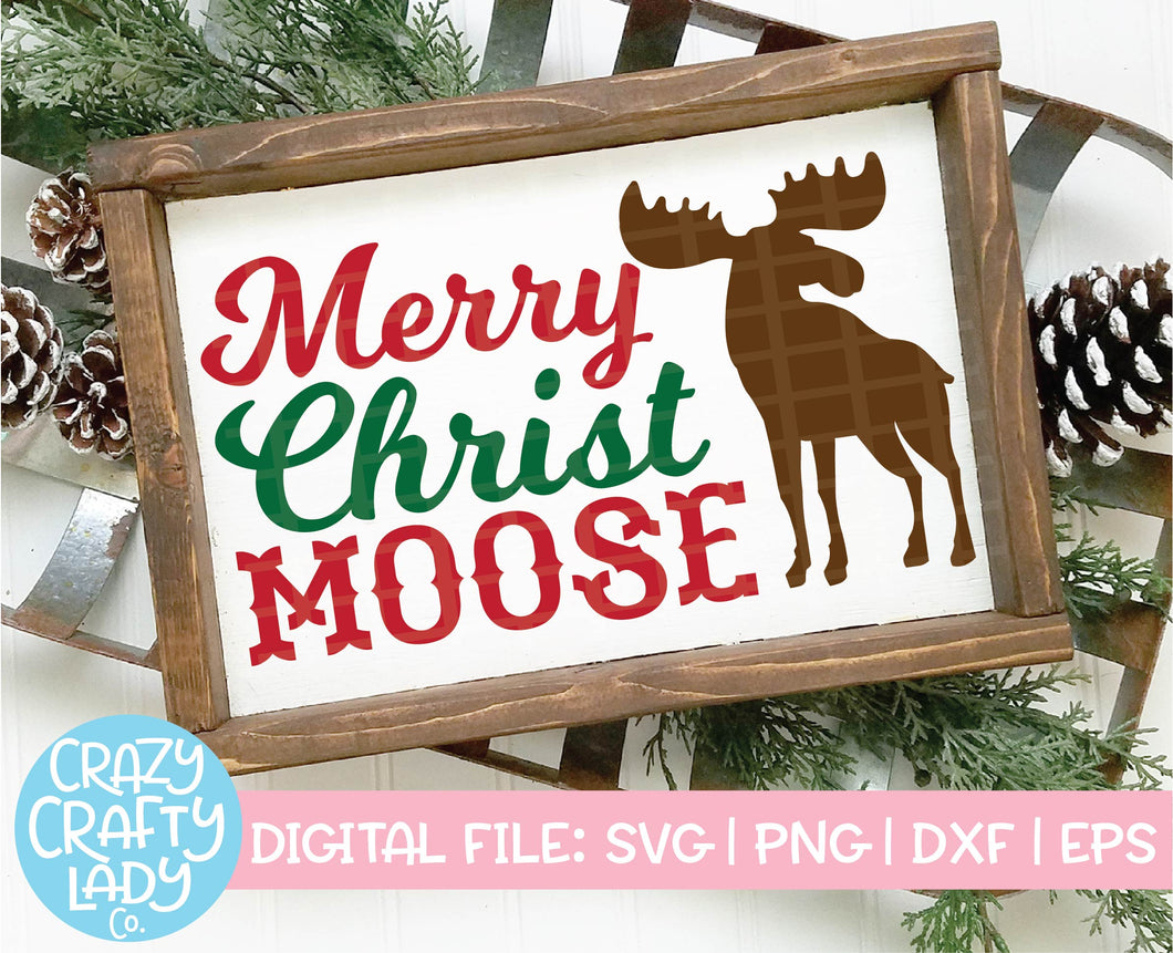 Merry Christmoose SVG Cut File