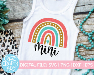 Mama & Mini Rainbow SVG Cut File Bundle
