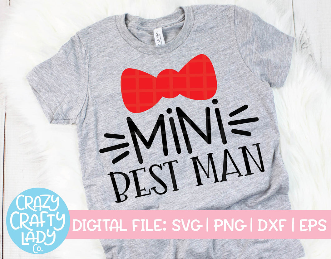 Mini Best Man SVG Cut File