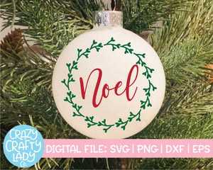 Christmas Ornament SVG Cut File Bundle