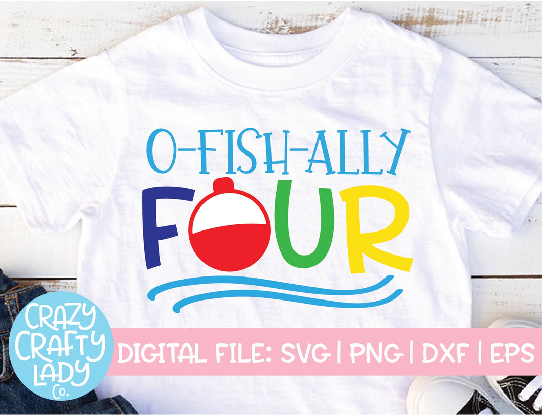 O-Fish-Ally Four SVG Cut File