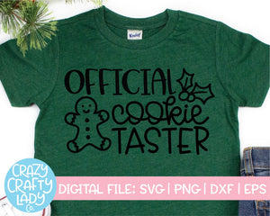 Christmas Cookie Baking SVG Cut File Bundle