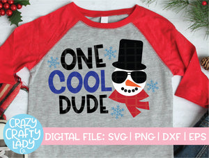 One Cool Dude SVG Cut File