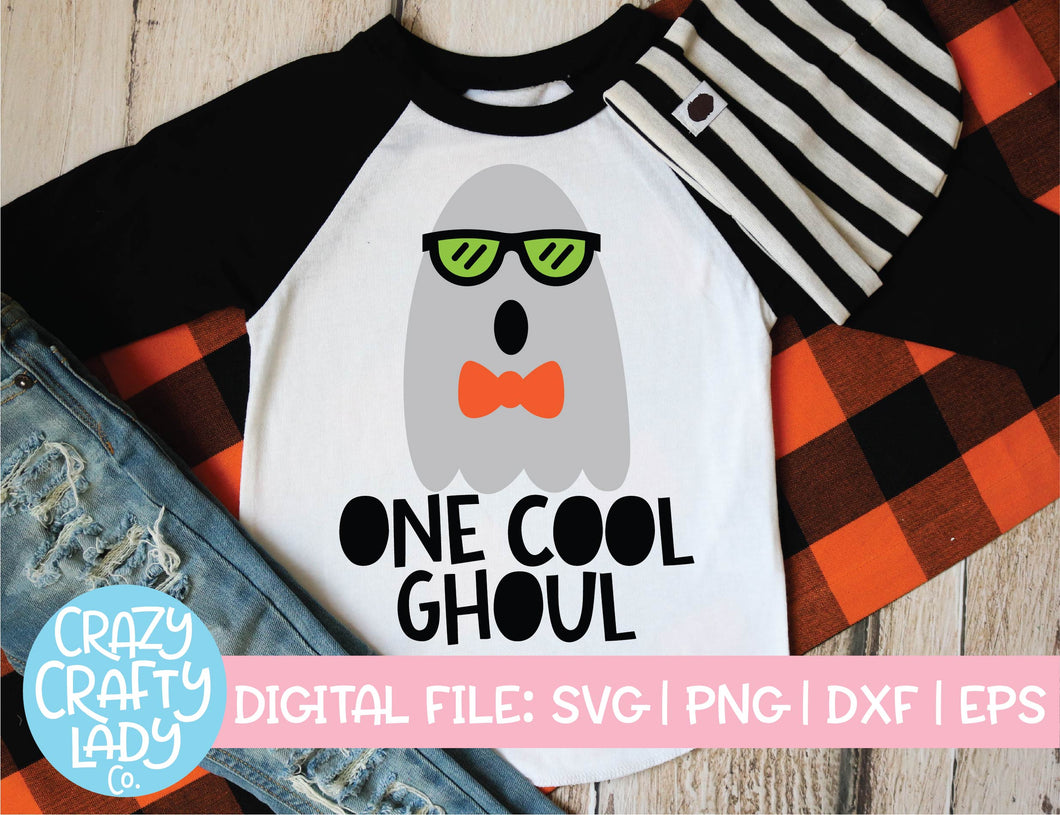 One Cool Ghoul SVG Cut File
