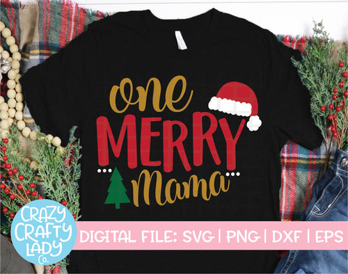 One Merry Mama SVG Cut File