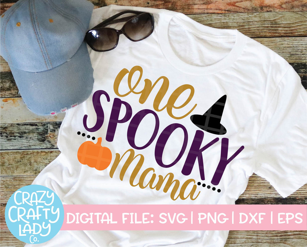 One Spooky Mama SVG Cut File