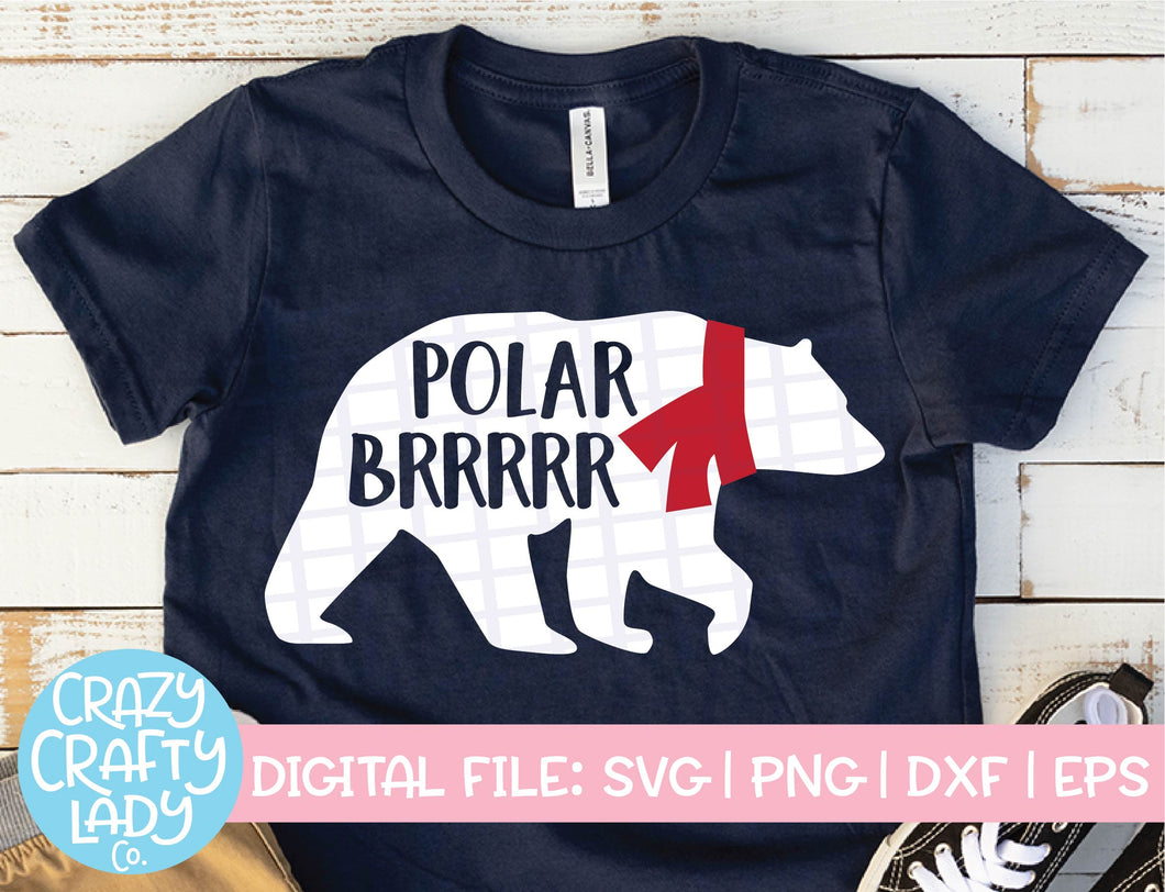 Polar Brrrrr SVG Cut File