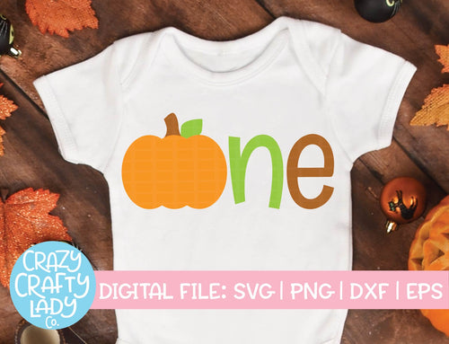 Pumpkin One SVG Cut File