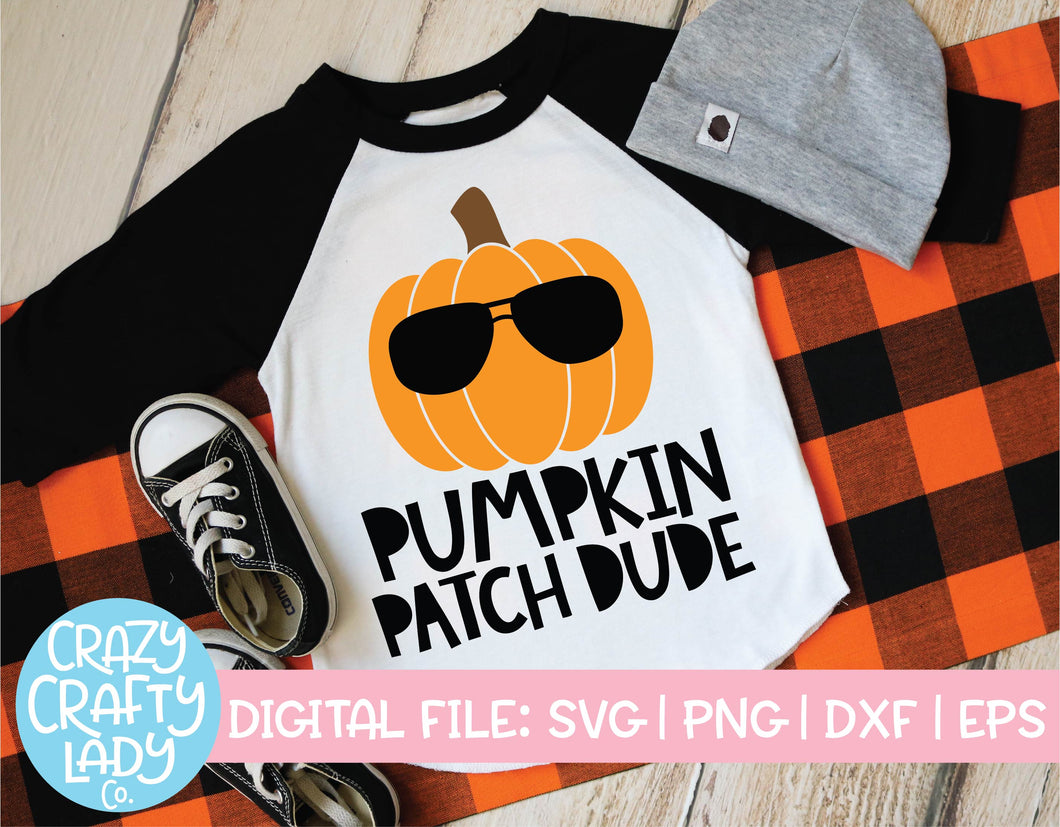Pumpkin Patch Dude SVG Cut File