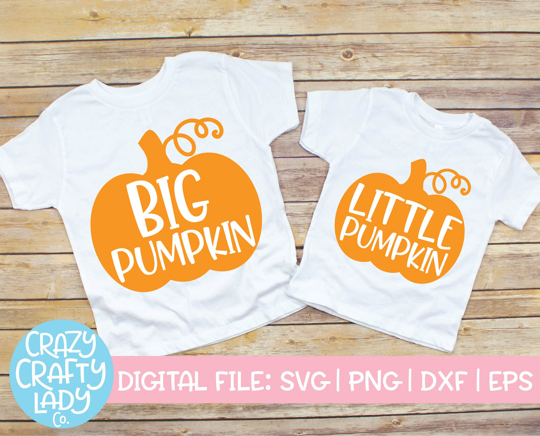 Pumpkin Sibling SVG Cut File Bundle