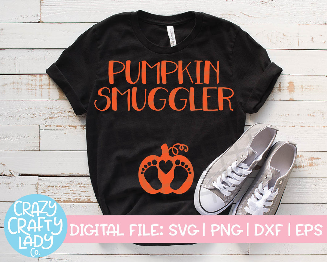 Pumpkin Smuggler SVG Cut File