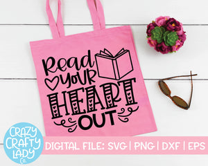 Read Your Heart Out SVG Cut File