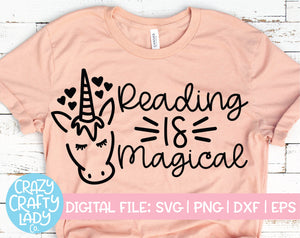 Reading Is Magical SVG Cut File