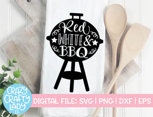 Red, White, & BBQ SVG Cut File