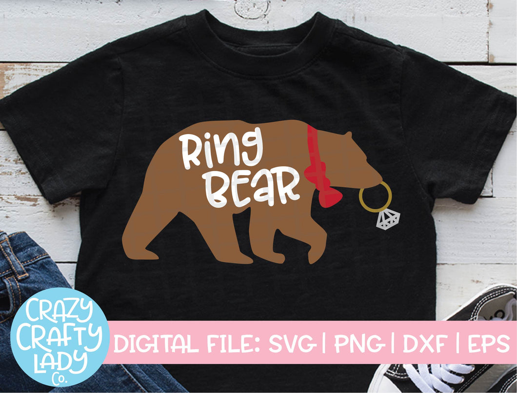 Ring Bear SVG Cut File