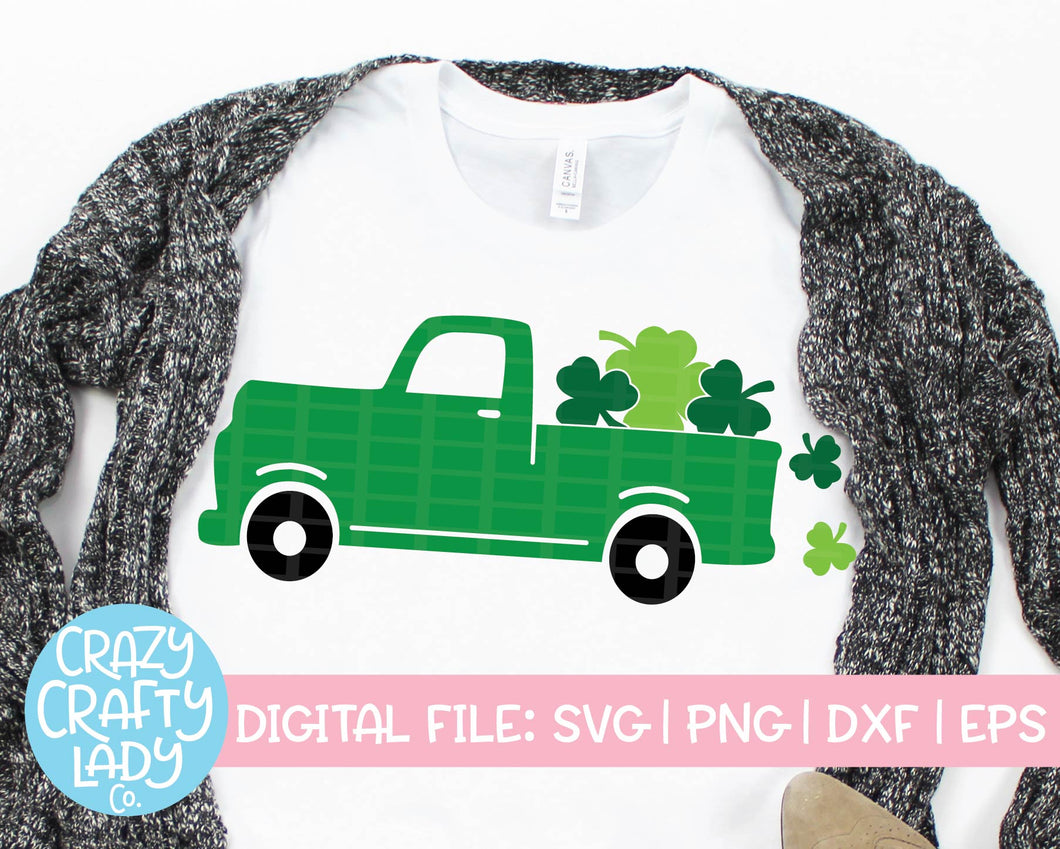 Shamrock Truck SVG Cut File