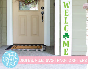 St. Patrick's Day Welcome SVG Cut File