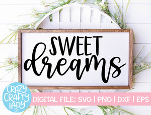 Sweet Dreams SVG Cut File