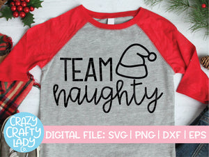 Team Naughty SVG Cut File
