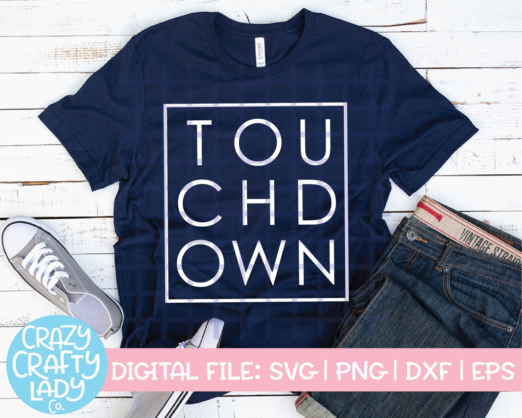 Touchdown SVG Cut File