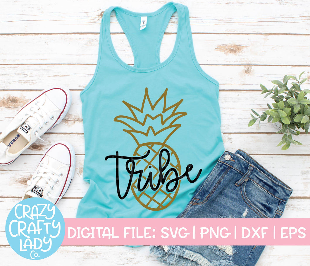 Pineapple Tribe SVG Cut File