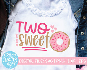 Two Sweet SVG Cut File