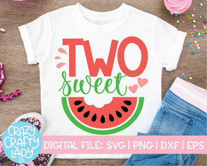Two Sweet SVG Cut File