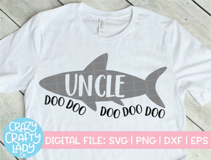 Uncle Shark SVG Cut File